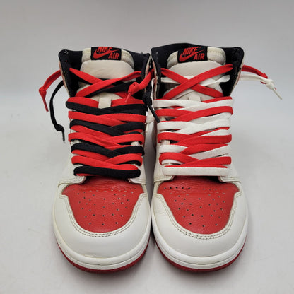 【中古品】【メンズ】 NIKE ナイキ AIR JORDAN 1 RETRO HIGH OG 555088-161 エア ジョーダン 1 レトロ ハイ OG スニーカー 靴 160-260821-as-17-izu サイズ：28cm カラー：WHITE/UNIVERSITY RED-BLACK 万代Net店