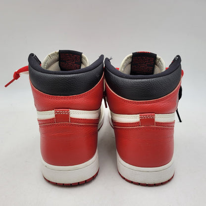 【中古品】【メンズ】 NIKE ナイキ AIR JORDAN 1 RETRO HIGH OG 555088-161 エア ジョーダン 1 レトロ ハイ OG スニーカー 靴 160-260821-as-17-izu サイズ：28cm カラー：WHITE/UNIVERSITY RED-BLACK 万代Net店