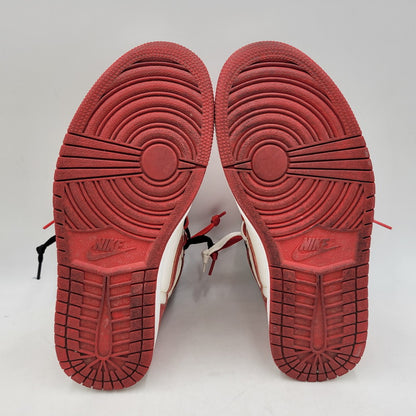 【中古品】【メンズ】 NIKE ナイキ AIR JORDAN 1 RETRO HIGH OG 555088-161 エア ジョーダン 1 レトロ ハイ OG スニーカー 靴 160-260821-as-17-izu サイズ：28cm カラー：WHITE/UNIVERSITY RED-BLACK 万代Net店