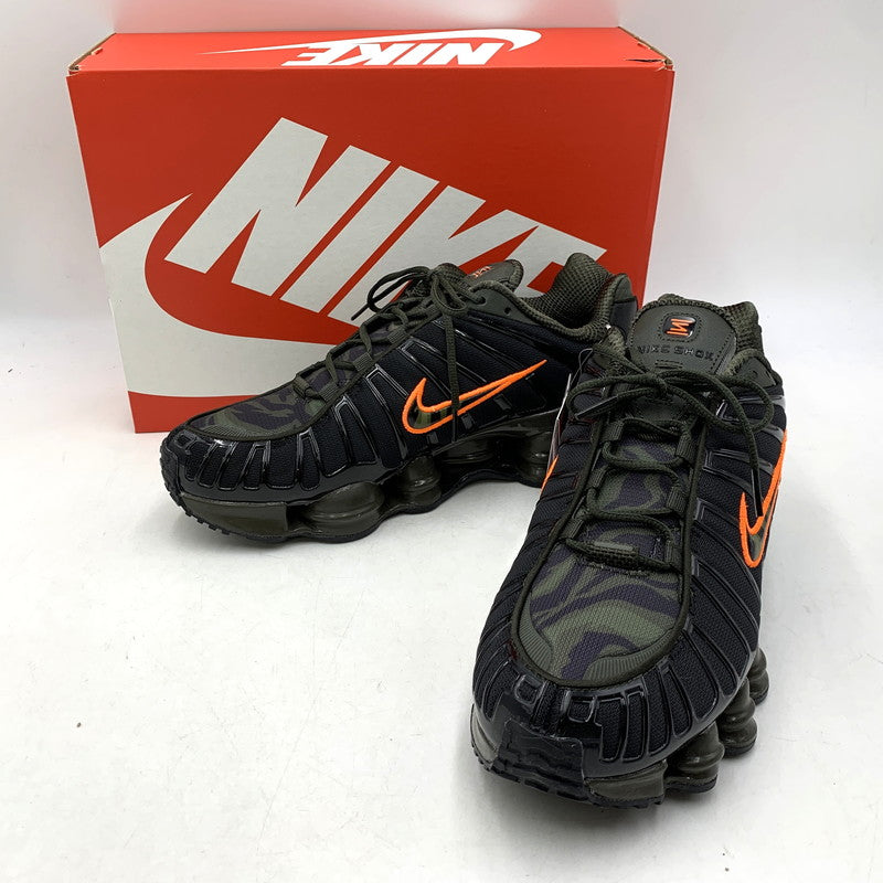 【中古美品】【メンズ】 NIKE ナイキ IR0918-001 SHOX TL ショックス スニーカー シューズ 靴 160-260810-cs-07-izu サイズ：28cm カラー：BLACK/CARGO KHAKI-SEQUOIA-NEWSPRINT 万代Net店