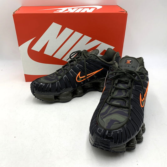 【中古美品】【メンズ】 NIKE ナイキ IR0918-001 SHOX TL ショックス スニーカー シューズ 靴 160-260810-cs-07-izu サイズ：28cm カラー：BLACK/CARGO KHAKI-SEQUOIA-NEWSPRINT 万代Net店