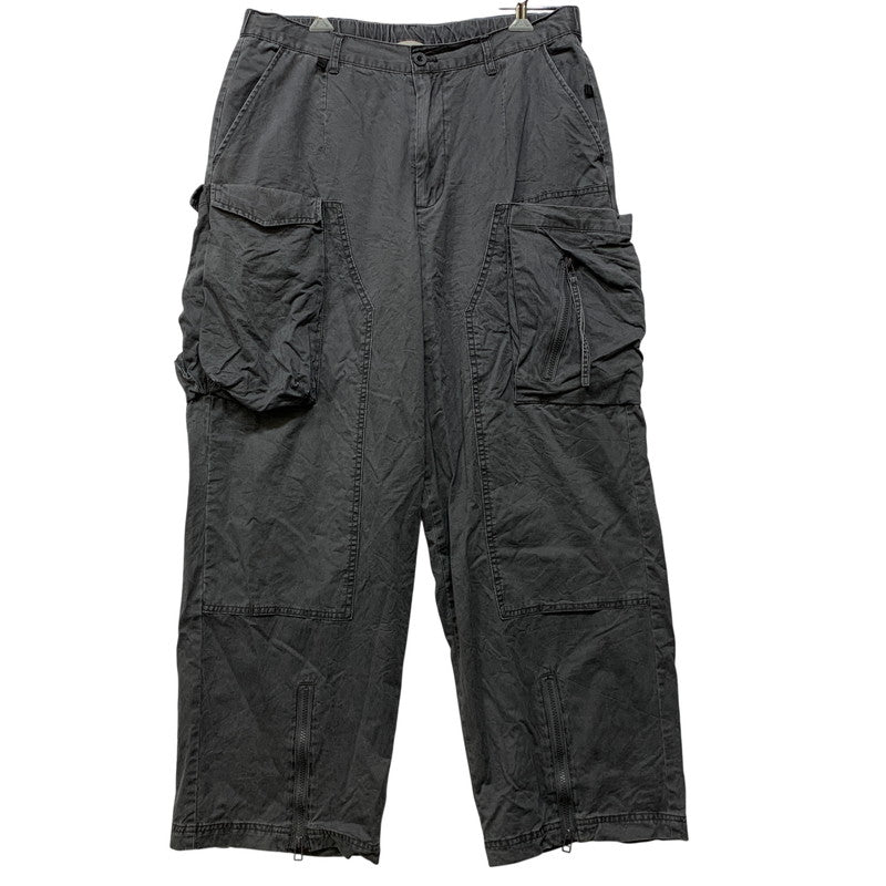 【中古品】【メンズ】 NULL TOKYO ヌル トウキョウ CARGO PANTS NULL-118RL カーゴパンツ 153-260818-as-24-izu サイズ：L カラー：グレー 万代Net店