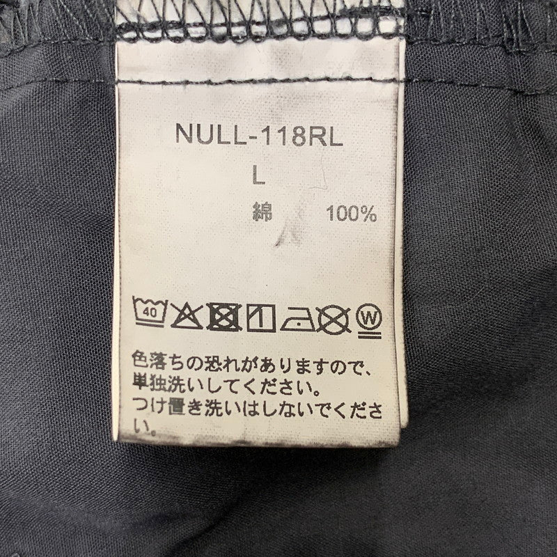 【中古品】【メンズ】 NULL TOKYO ヌル トウキョウ CARGO PANTS NULL-118RL カーゴパンツ 153-260818-as-24-izu サイズ：L カラー：グレー 万代Net店