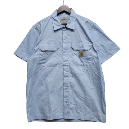 【中古品】【メンズ】 CARHARTT WIP カーハートダブリューアイピー S/S MASTER SHIRT I027580 半袖 マスターシャツ 142-260824-as-03-izu サイズ：L カラー：ライトブルー 万代Net店