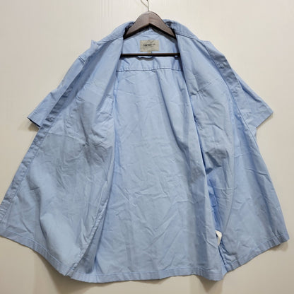 【中古品】【メンズ】 CARHARTT WIP カーハートダブリューアイピー S/S MASTER SHIRT I027580 半袖 マスターシャツ 142-260824-as-03-izu サイズ：L カラー：ライトブルー 万代Net店