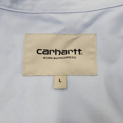 【中古品】【メンズ】 CARHARTT WIP カーハートダブリューアイピー S/S MASTER SHIRT I027580 半袖 マスターシャツ 142-260824-as-03-izu サイズ：L カラー：ライトブルー 万代Net店