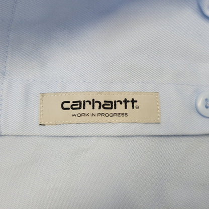 【中古品】【メンズ】 CARHARTT WIP カーハートダブリューアイピー S/S MASTER SHIRT I027580 半袖 マスターシャツ 142-260824-as-03-izu サイズ：L カラー：ライトブルー 万代Net店