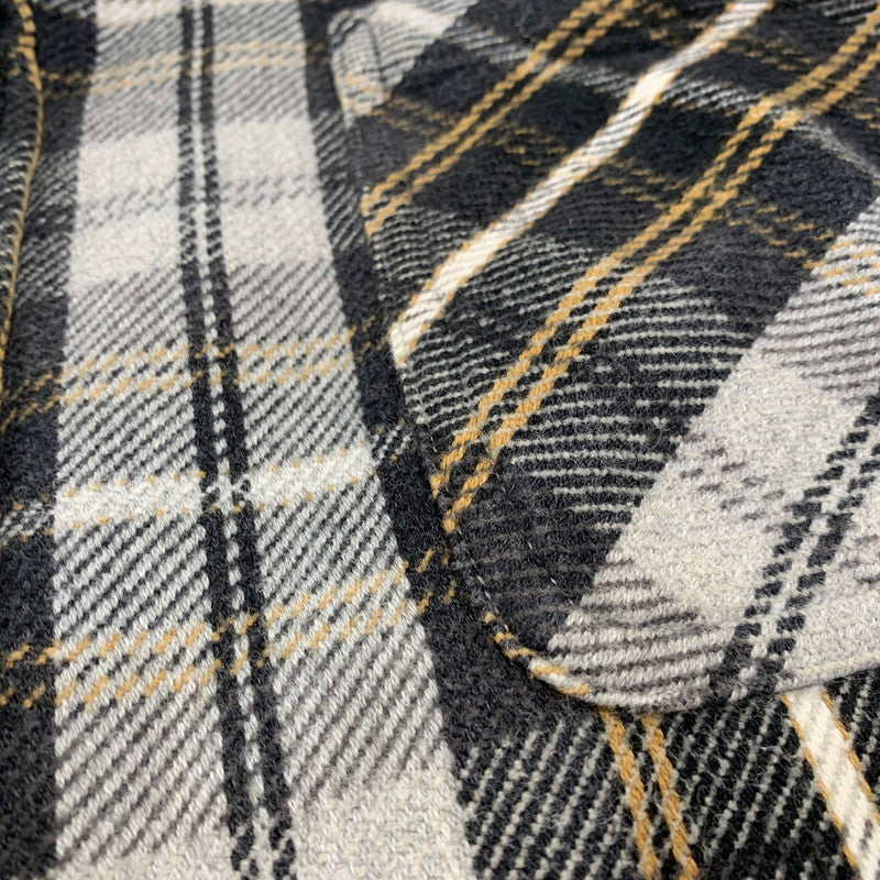 【中古品】【メンズ】 ST.JOHN'S セント・ジョンズ FLANNEL CHECK SHIRT フランネル チェック シャツ トップス 長袖 146-260818-ya-05-izu サイズ：XL カラー：グレー 万代Net店