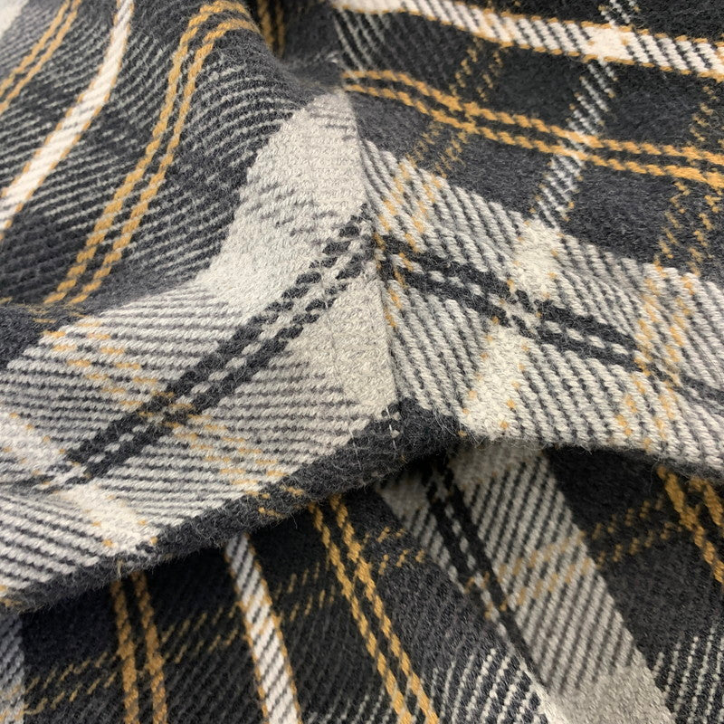 【中古品】【メンズ】 ST.JOHN'S セント・ジョンズ FLANNEL CHECK SHIRT フランネル チェック シャツ トップス 長袖 146-260818-ya-05-izu サイズ：XL カラー：グレー 万代Net店