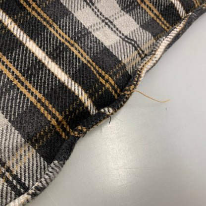 【中古品】【メンズ】 ST.JOHN'S セント・ジョンズ FLANNEL CHECK SHIRT フランネル チェック シャツ トップス 長袖 146-260818-ya-05-izu サイズ：XL カラー：グレー 万代Net店
