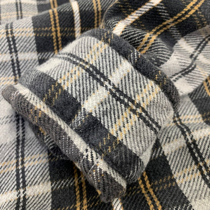 【中古品】【メンズ】 ST.JOHN'S セント・ジョンズ FLANNEL CHECK SHIRT フランネル チェック シャツ トップス 長袖 146-260818-ya-05-izu サイズ：XL カラー：グレー 万代Net店