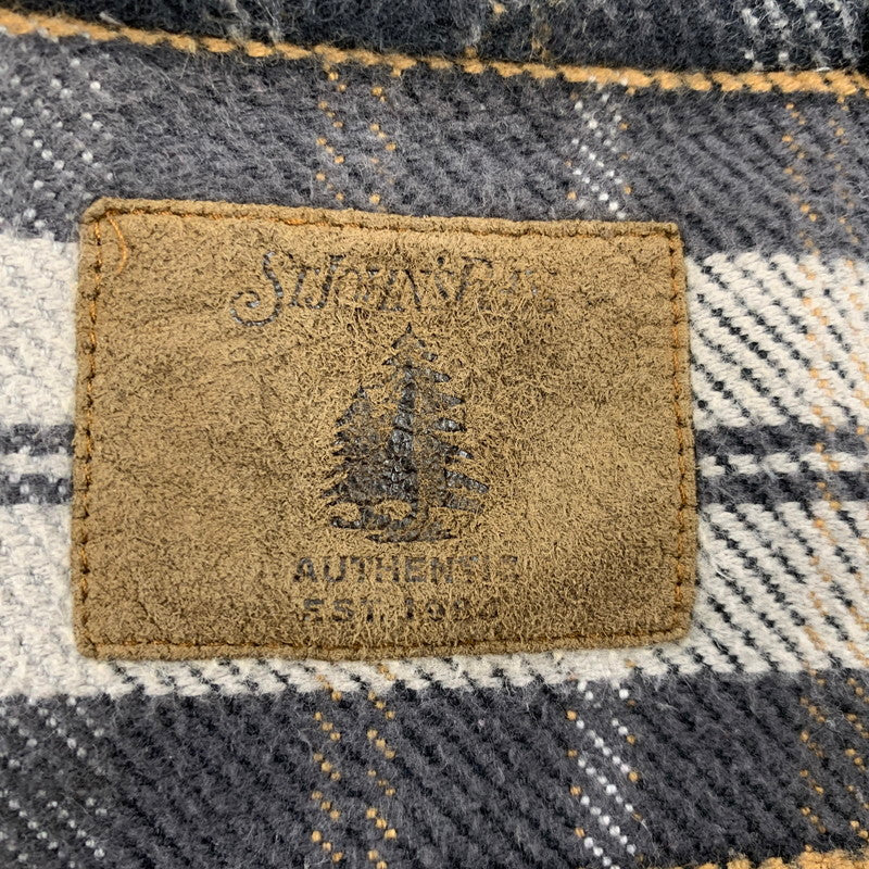 【中古品】【メンズ】 ST.JOHN'S セント・ジョンズ FLANNEL CHECK SHIRT フランネル チェック シャツ トップス 長袖 146-260818-ya-05-izu サイズ：XL カラー：グレー 万代Net店