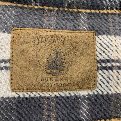 【中古品】【メンズ】 ST.JOHN'S セント・ジョンズ FLANNEL CHECK SHIRT フランネル チェック シャツ トップス 長袖 146-260818-ya-05-izu サイズ：XL カラー：グレー 万代Net店
