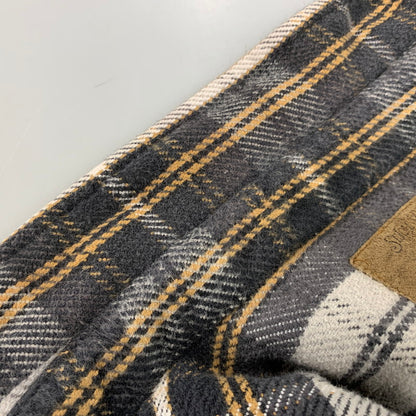 【中古品】【メンズ】 ST.JOHN'S セント・ジョンズ FLANNEL CHECK SHIRT フランネル チェック シャツ トップス 長袖 146-260818-ya-05-izu サイズ：XL カラー：グレー 万代Net店