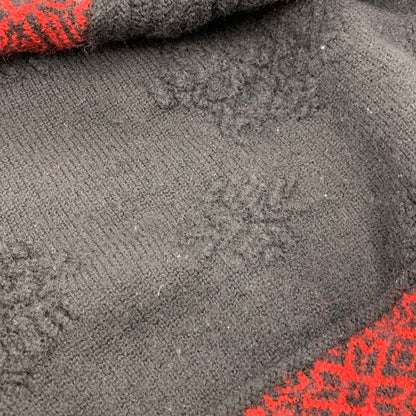 【中古品】【メンズ】 KENZO GOLF ケンゾーゴルフ 535-P-8272 NORDIC KNIT SHIRT ノルディック ニット シャツ トップス 長袖 146-260818-ya-04-izu サイズ：4 カラー：ブラック 万代Net店
