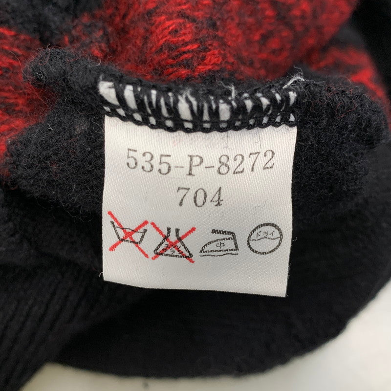 【中古品】【メンズ】 KENZO GOLF ケンゾーゴルフ 535-P-8272 NORDIC KNIT SHIRT ノルディック ニット シャツ トップス 長袖 146-260818-ya-04-izu サイズ：4 カラー：ブラック 万代Net店