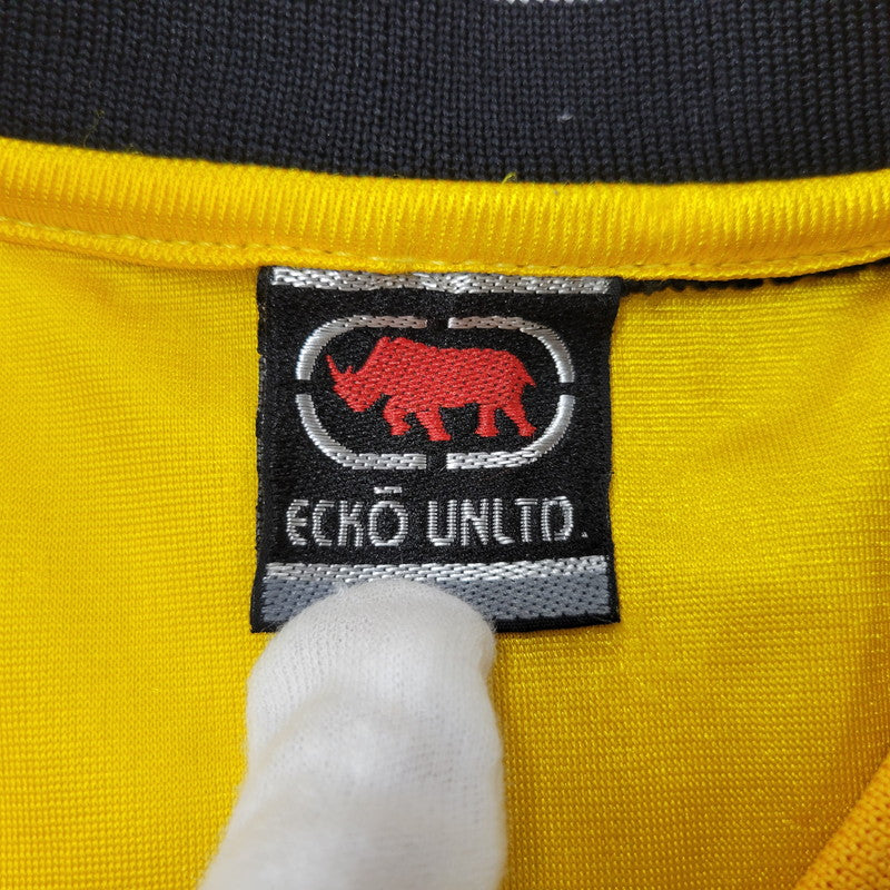 【中古品】【メンズ】 ECKO UNLTD エコーアンリミテッド MESH GAME SHIRTメッシュ ゲーム シャツ トップス 146-260816-kh-01-izu カラー：イエロー×ブラック 万代Net店