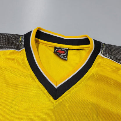 【中古品】【メンズ】 ECKO UNLTD エコーアンリミテッド MESH GAME SHIRTメッシュ ゲーム シャツ トップス 146-260816-kh-01-izu カラー：イエロー×ブラック 万代Net店