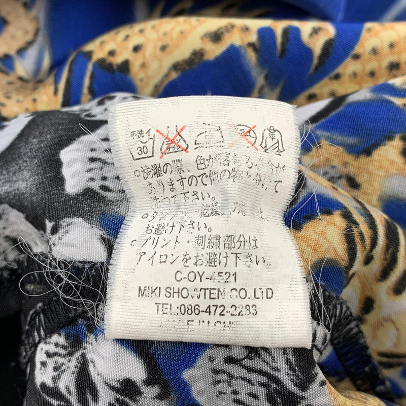 【中古品】【メンズ】 DOG TOWN ドッグタウン SKULL DRAGON S/S SHIRT スカル ドラゴン 半袖 シャツ 146-260821-as-01-izu サイズ：XL カラー：ブルー系 万代Net店