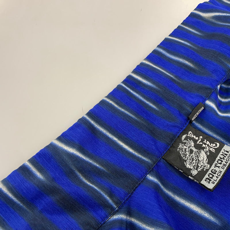 【中古品】【メンズ】 DOG TOWN ドッグタウン SKULL DRAGON S/S SHIRT スカル ドラゴン 半袖 シャツ 146-260821-as-01-izu サイズ：XL カラー：ブルー系 万代Net店