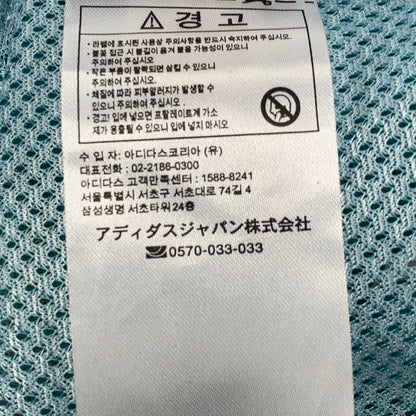 【中古品】【メンズ】 ADIDAS アディダス × SEAN WOTHERSPOON ショーン・ウォザースプーン × HOT WHEELS ホットウィール HT6581 MESH L S TEE メッシュ ロングスリーブ Tシャツ トップス 長袖 142-260810-ya-02-izu サイズ：L カラー：ターコイズブルー 万代Net店