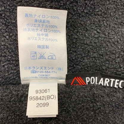【現状渡し品】【メンズ】 LANDS' END ランズ エンド 93061 POLARTEC NYLON SHELL JACKET ポーラテック ナイロン シェル ジャケット アウター 146-260818-ya-07-izu サイズ：XL カラー：ベージュ 万代Net店