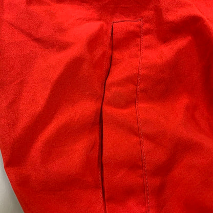 【中古品】【メンズ】 MOBIL1 モービルワン 香港製 HALF ZIP NYLON JACKET ハーフ ジップ ナイロン ジャケット アウター 146-260818-ya-08-izu サイズ：L カラー：レッド 万代Net店