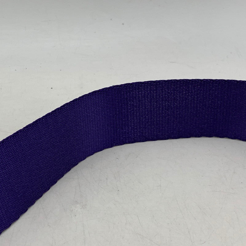 【中古美品】【メンズ/レディース】 Y-3 ワイスリー JI9309 CLASSIC LOGO BELT クラシック　ロゴ ベルト 205-260818-ya-16-izu サイズ：L カラー：パープル 万代Net店