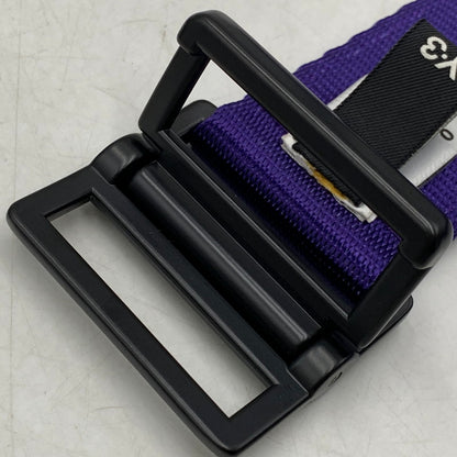 【中古美品】【メンズ/レディース】 Y-3 ワイスリー JI9309 CLASSIC LOGO BELT クラシック　ロゴ ベルト 205-260818-ya-16-izu サイズ：L カラー：パープル 万代Net店