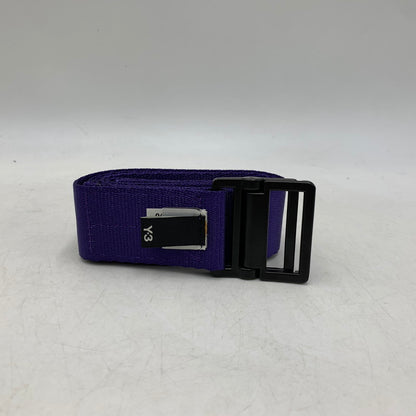 【中古美品】【メンズ/レディース】 Y-3 ワイスリー JI9309 CLASSIC LOGO BELT クラシック　ロゴ ベルト 205-260818-ya-16-izu サイズ：L カラー：パープル 万代Net店