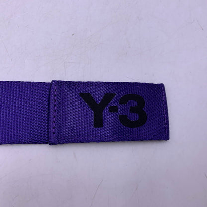 【中古美品】【メンズ/レディース】 Y-3 ワイスリー JI9309 CLASSIC LOGO BELT クラシック　ロゴ ベルト 205-260818-ya-16-izu サイズ：L カラー：パープル 万代Net店