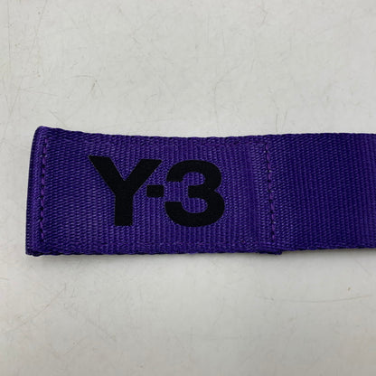 【中古美品】【メンズ/レディース】 Y-3 ワイスリー JI9309 CLASSIC LOGO BELT クラシック　ロゴ ベルト 205-260818-ya-16-izu サイズ：L カラー：パープル 万代Net店