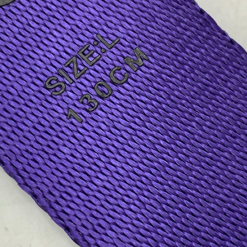 【中古美品】【メンズ/レディース】 Y-3 ワイスリー JI9309 CLASSIC LOGO BELT クラシック　ロゴ ベルト 205-260818-ya-16-izu サイズ：L カラー：パープル 万代Net店