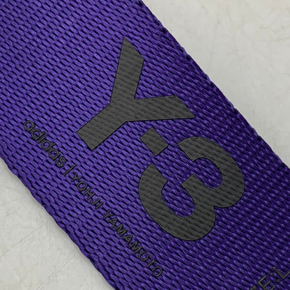 【中古美品】【メンズ/レディース】 Y-3 ワイスリー JI9309 CLASSIC LOGO BELT クラシック　ロゴ ベルト 205-260818-ya-16-izu サイズ：L カラー：パープル 万代Net店