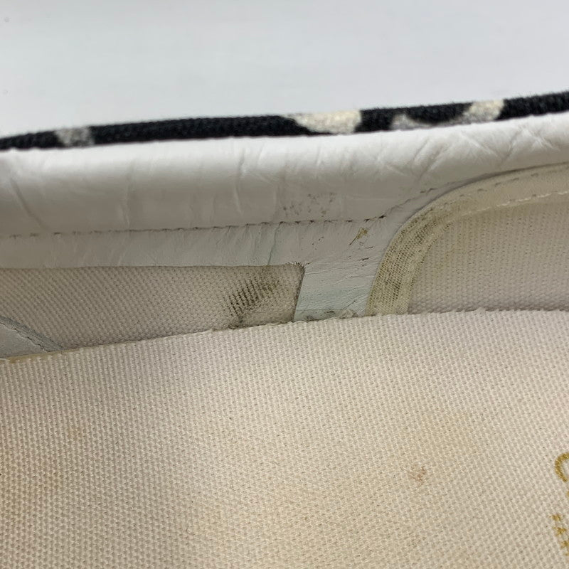 【中古品】【メンズ】 CELINE セリーヌ 346932355C ELLIOT LOGO PRINT CANVAS SLIP-ON エリオット ロゴ プリント キャンバス スリッポン シューズ 靴 183-260810-cs-04-izu サイズ：43 カラー：ブラック 万代Net店