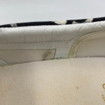 【中古品】【メンズ】 CELINE セリーヌ 346932355C ELLIOT LOGO PRINT CANVAS SLIP-ON エリオット ロゴ プリント キャンバス スリッポン シューズ 靴 183-260810-cs-04-izu サイズ：43 カラー：ブラック 万代Net店