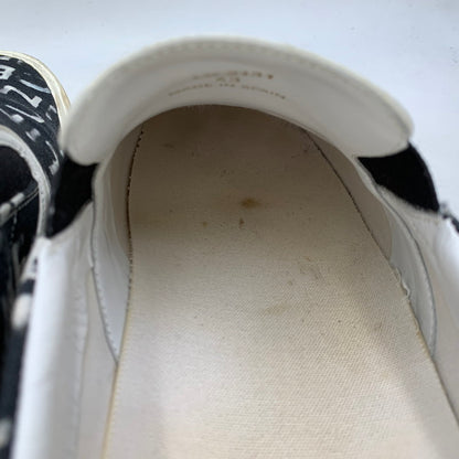 【中古品】【メンズ】 CELINE セリーヌ 346932355C ELLIOT LOGO PRINT CANVAS SLIP-ON エリオット ロゴ プリント キャンバス スリッポン シューズ 靴 183-260810-cs-04-izu サイズ：43 カラー：ブラック 万代Net店