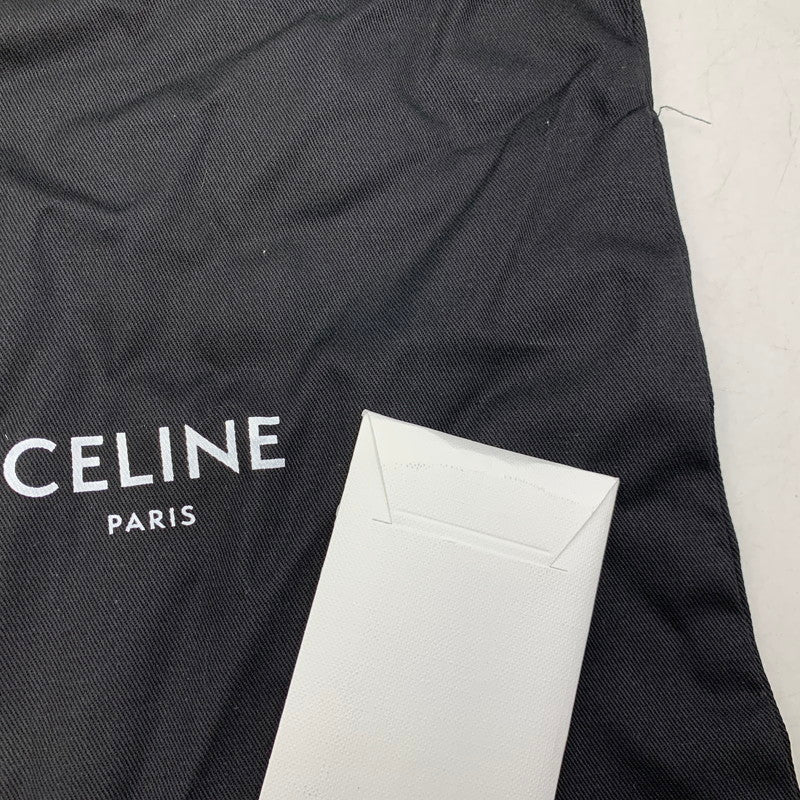 【中古品】【メンズ】 CELINE セリーヌ 346932355C ELLIOT LOGO PRINT CANVAS SLIP-ON エリオット ロゴ プリント キャンバス スリッポン シューズ 靴 183-260810-cs-04-izu サイズ：43 カラー：ブラック 万代Net店