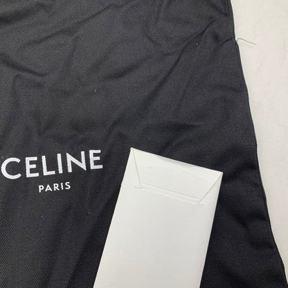 【中古品】【メンズ】 CELINE セリーヌ 346932355C ELLIOT LOGO PRINT CANVAS SLIP-ON エリオット ロゴ プリント キャンバス スリッポン シューズ 靴 183-260810-cs-04-izu サイズ：43 カラー：ブラック 万代Net店