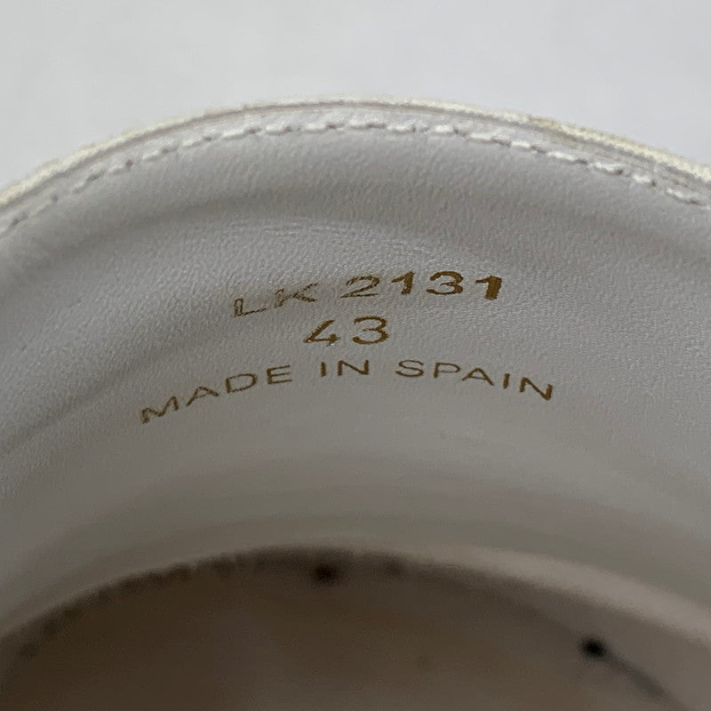 【中古品】【メンズ】 CELINE セリーヌ 346932355C ELLIOT LOGO PRINT CANVAS SLIP-ON エリオット ロゴ プリント キャンバス スリッポン シューズ 靴 183-260810-cs-04-izu サイズ：43 カラー：ブラック 万代Net店