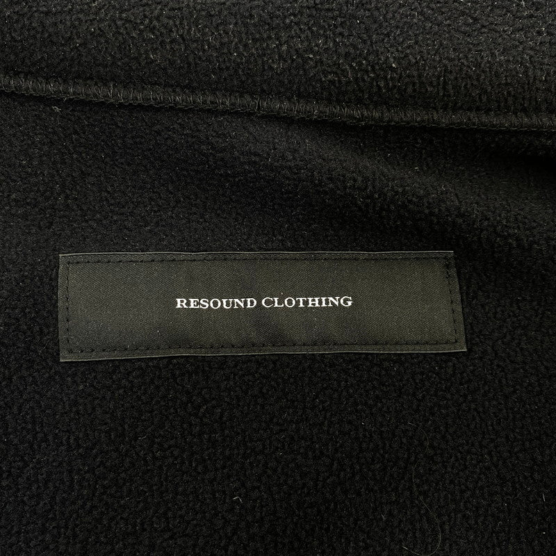 【中古品】【メンズ】 RESOUND CLOTHING リサウンドクロージング RC25-JK-005 BOA FARM JACKET ボア ファーマー ジャケット アウター 140-260811-kh-07-izu サイズ：4 カラー：ブラック系 万代Net店