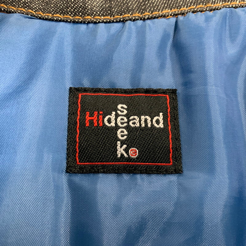 【中古品】【メンズ】 HIDE AND SEEK ハイドアンドシーク HJ-11014 DENIM JACKET デニム ジャケット 142-260820-yn-05-izu サイズ：XL カラー：ブラック 万代Net店