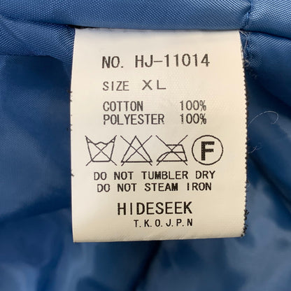 【中古品】【メンズ】 HIDE AND SEEK ハイドアンドシーク HJ-11014 DENIM JACKET デニム ジャケット 142-260820-yn-05-izu サイズ：XL カラー：ブラック 万代Net店