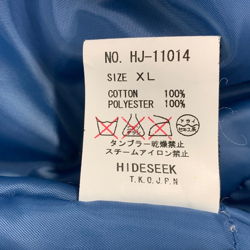 【中古品】【メンズ】 HIDE AND SEEK ハイドアンドシーク HJ-11014 DENIM JACKET デニム ジャケット 142-260820-yn-05-izu サイズ：XL カラー：ブラック 万代Net店