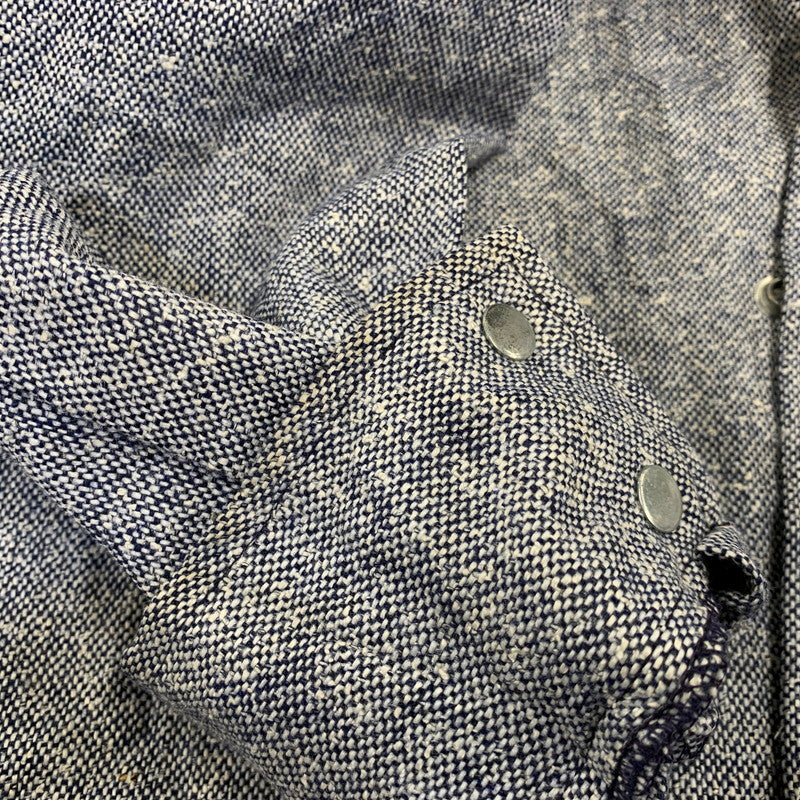 【中古品】【メンズ】 ALFIE アルフィー CALIFORNIA DESIGN SHIRT カリフォルニア デザイン シャツ USA製 長袖 146-260821-as-02-izu サイズ：M カラー：グレー 万代Net店