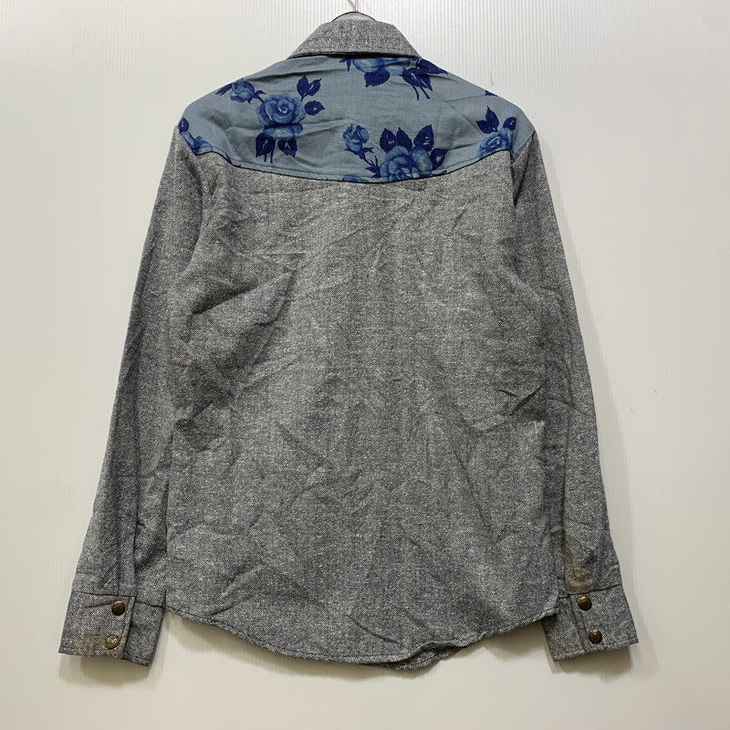【中古品】【メンズ】 ALFIE アルフィー CALIFORNIA DESIGN SHIRT カリフォルニア デザイン シャツ USA製 長袖 146-260821-as-02-izu サイズ：M カラー：グレー 万代Net店