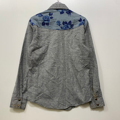 【中古品】【メンズ】 ALFIE アルフィー CALIFORNIA DESIGN SHIRT カリフォルニア デザイン シャツ USA製 長袖 146-260821-as-02-izu サイズ：M カラー：グレー 万代Net店