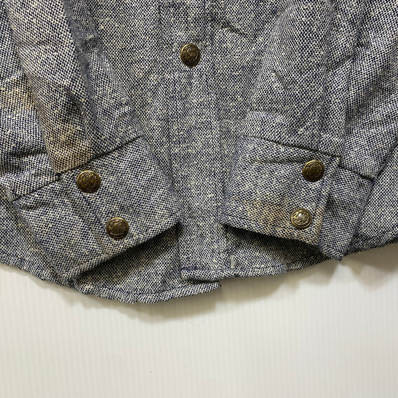 【中古品】【メンズ】 ALFIE アルフィー CALIFORNIA DESIGN SHIRT カリフォルニア デザイン シャツ USA製 長袖 146-260821-as-02-izu サイズ：M カラー：グレー 万代Net店