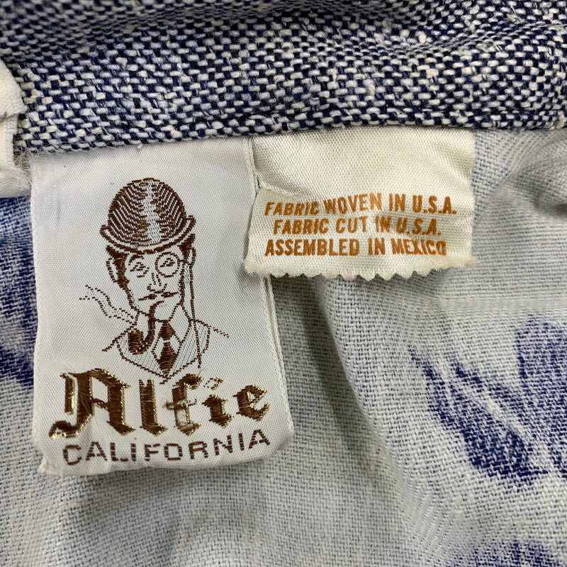 【中古品】【メンズ】 ALFIE アルフィー CALIFORNIA DESIGN SHIRT カリフォルニア デザイン シャツ USA製 長袖 146-260821-as-02-izu サイズ：M カラー：グレー 万代Net店