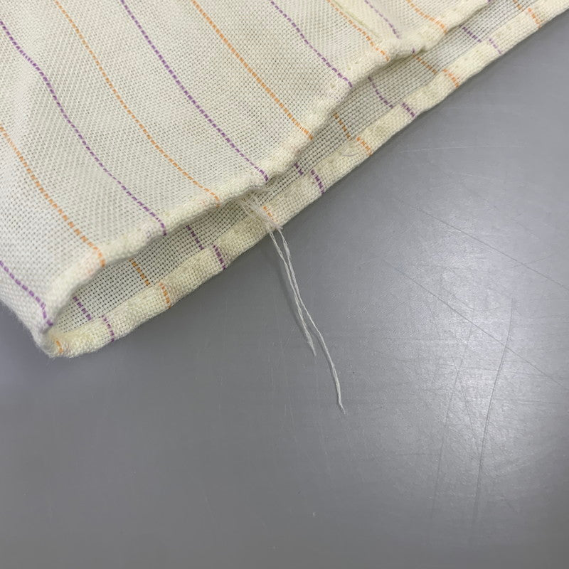 【中古品】【メンズ】 VINTAGE ヴィンテージ 70’S PERMANENT PRESS STRIPE L S SHIRT パーマネント プレス ストライプ ロングスリーブ シャツ 長袖 トップス 146-260820-yn-03-izu サイズ：41 カラー：イエロー 万代Net店